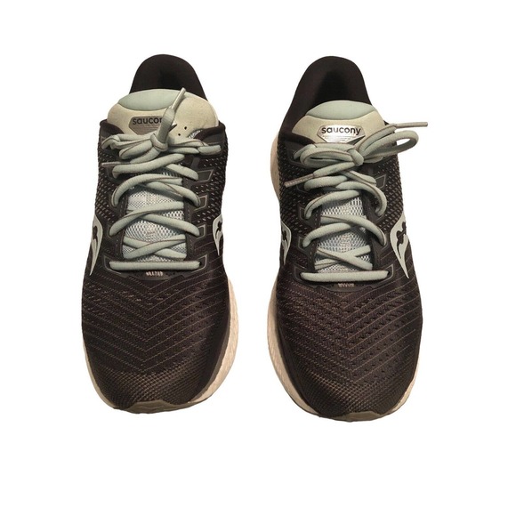 Saucony Triumph 18 Running Shoe Sport Walking Women Charcoal/Sky - 8.5 M US - Picture 9 of 9